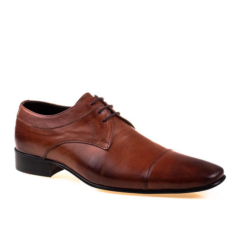 M2S Taba Erkek Hakiki Deri Klasik Ayakkabı