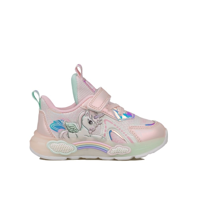 Pepino Pembe  Kız Çocuk Patik Işıklı Cırtlı Sneaker 