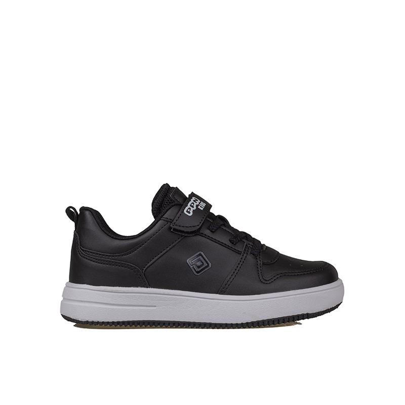 Pepino Siyah-Beyaz  Ultra Hafif Düz Unisex Çocuk Sneaker