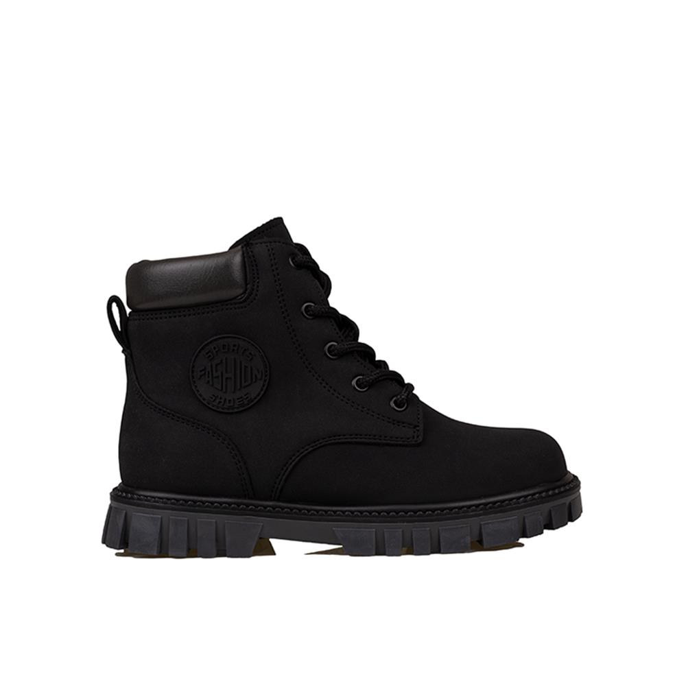 Pepino Siyah  Unisex Kauçuk Kaymaz Taban Çocuk Bot
