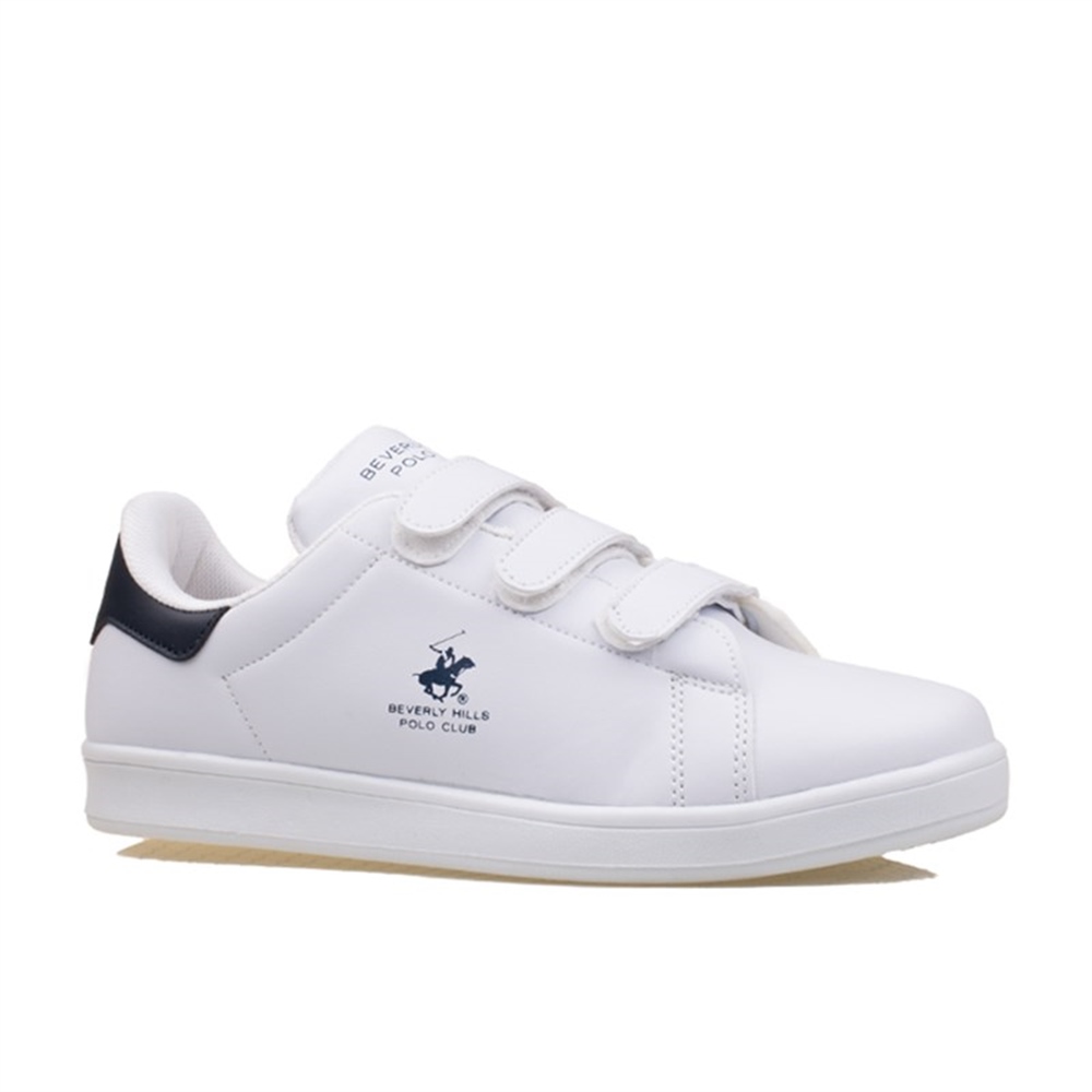 Polo Club Beyaz Erkek Cırtlı Sneaker
