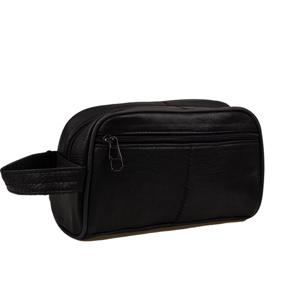 Slayka Siyah  Style Hakiki Deri Erkek El Çantası