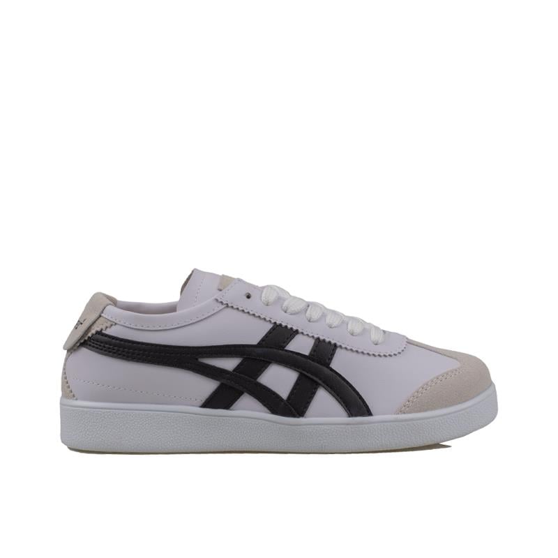 Tayger Beyaz-Siyah  Hakiki Deri Unisex Sneaker