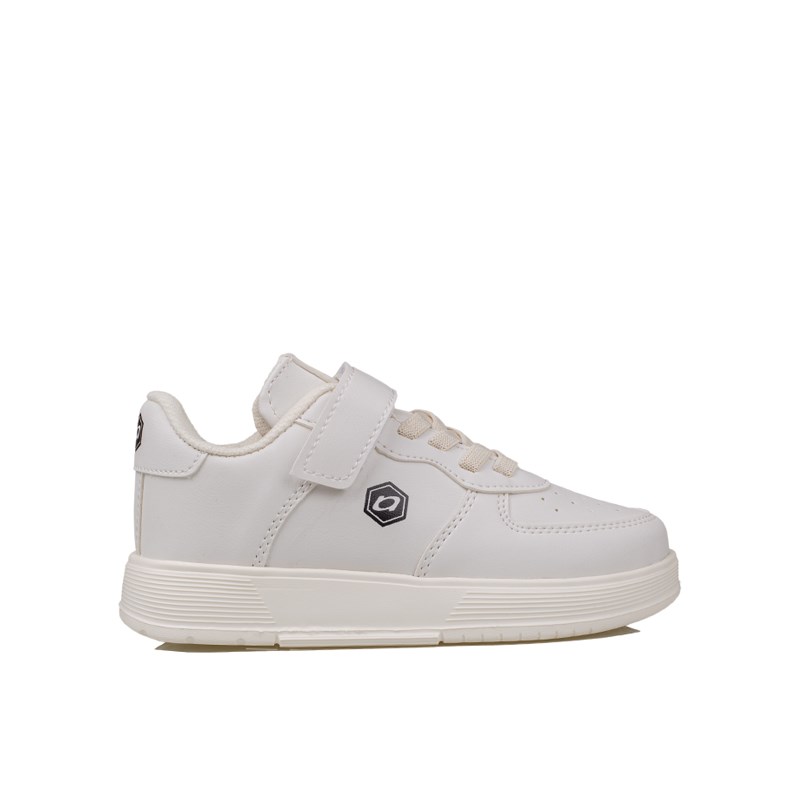 Trend Adımlar Bej  Unisex Çocuk Cırt Cırtlı Günlük Sneaker