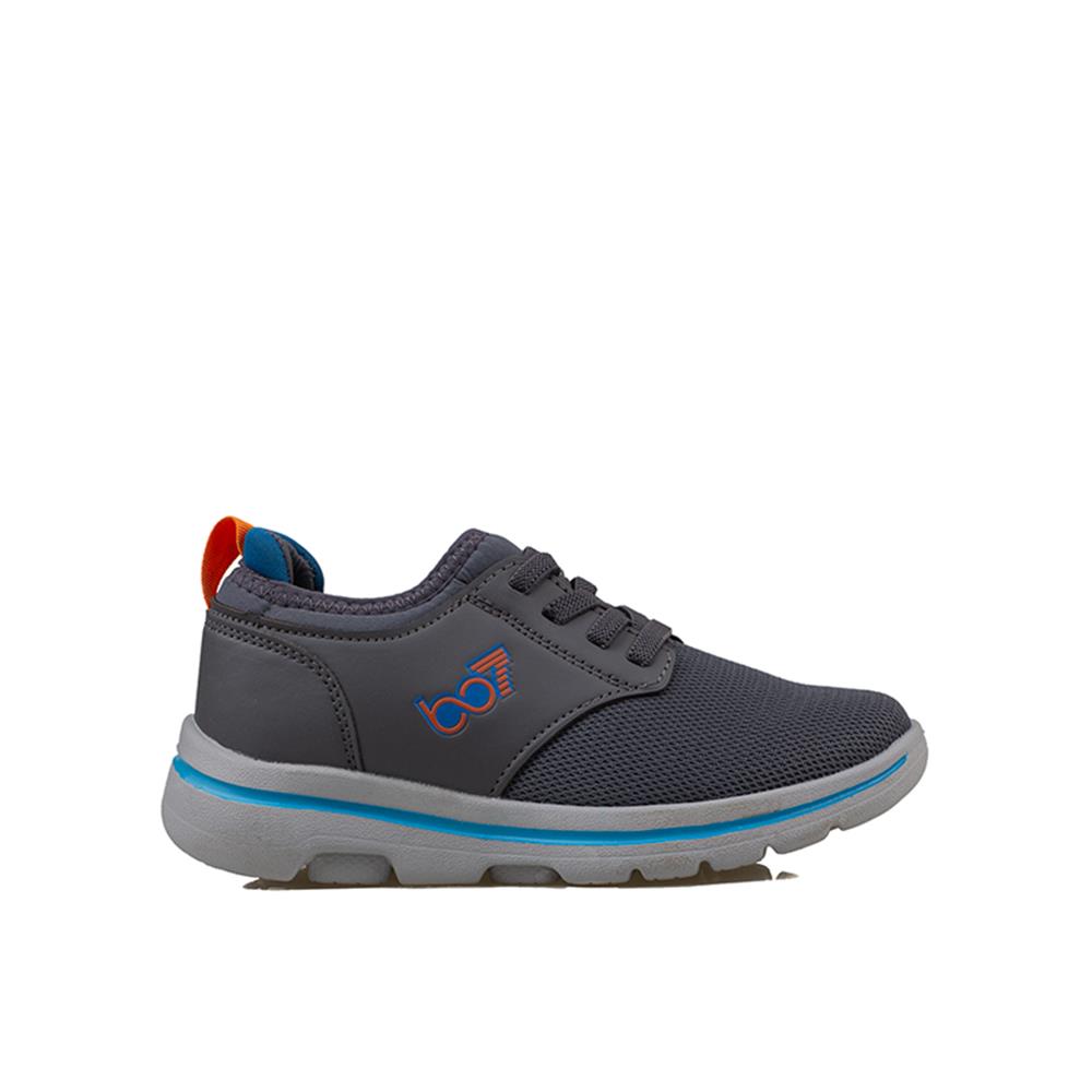 Trend Adımlar Füme  Hafif Faylon Memory Foam Lastikli Çocuk Sneaker