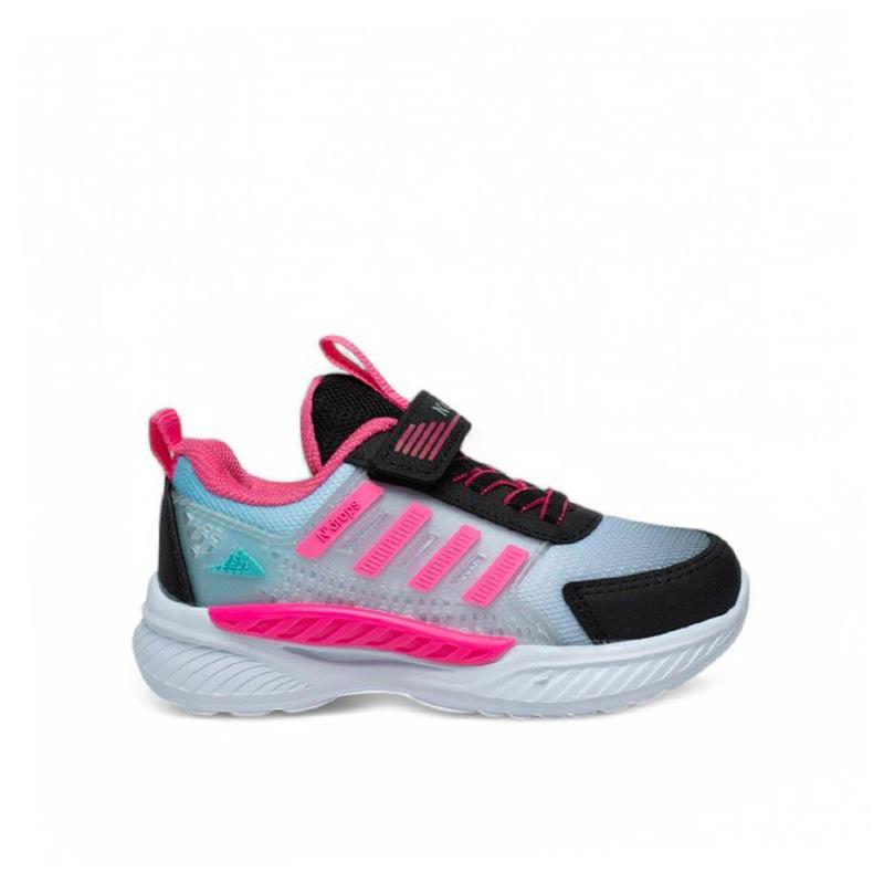 Trend Adımlar Fuşya  Unisex Cırtlı Hafif Patik Sneaker