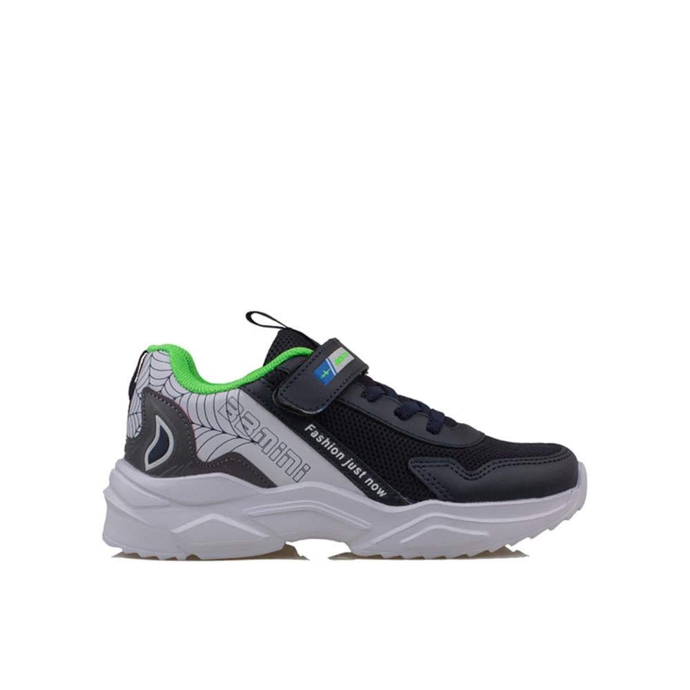 Trend Adımlar Lacivert  Kalın Hafif Comfortable Unisex Çocuk Sneaker