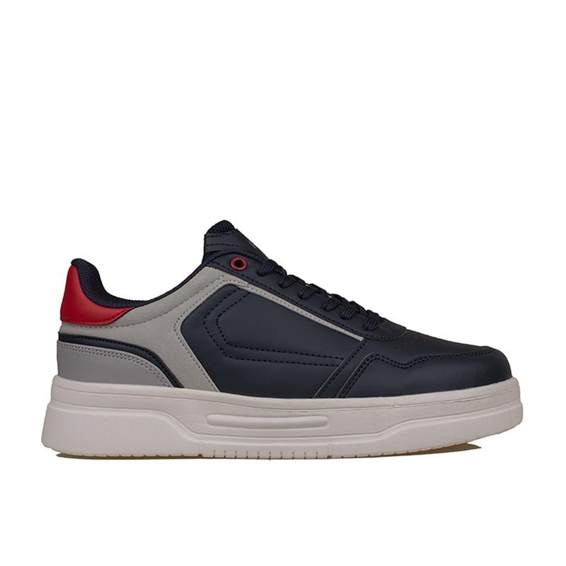 Trend Adımlar Lacivert  Kalın Taban Erkek Sneaker