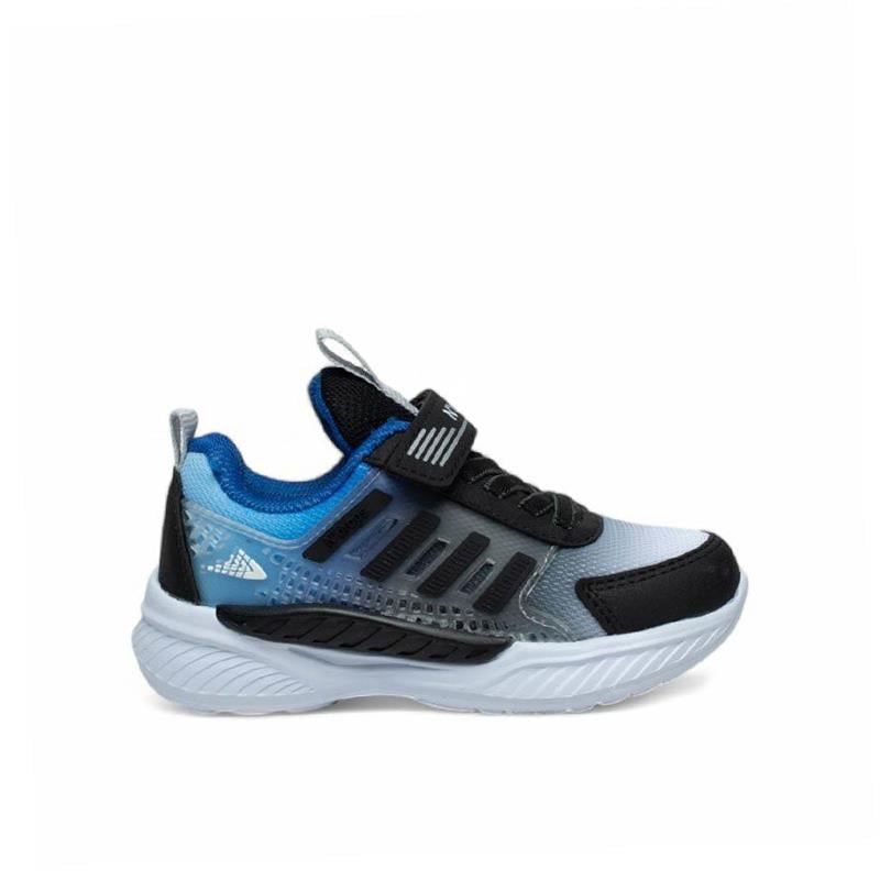 Trend Adımlar Mavi  Unisex Cırtlı Hafif Patik Sneaker