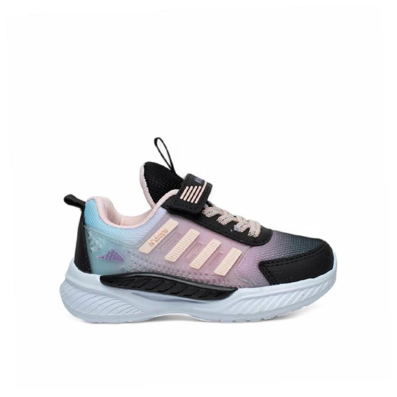 Trend Adımlar Pudra  Unisex Cırtlı Hafif Patik Sneaker
