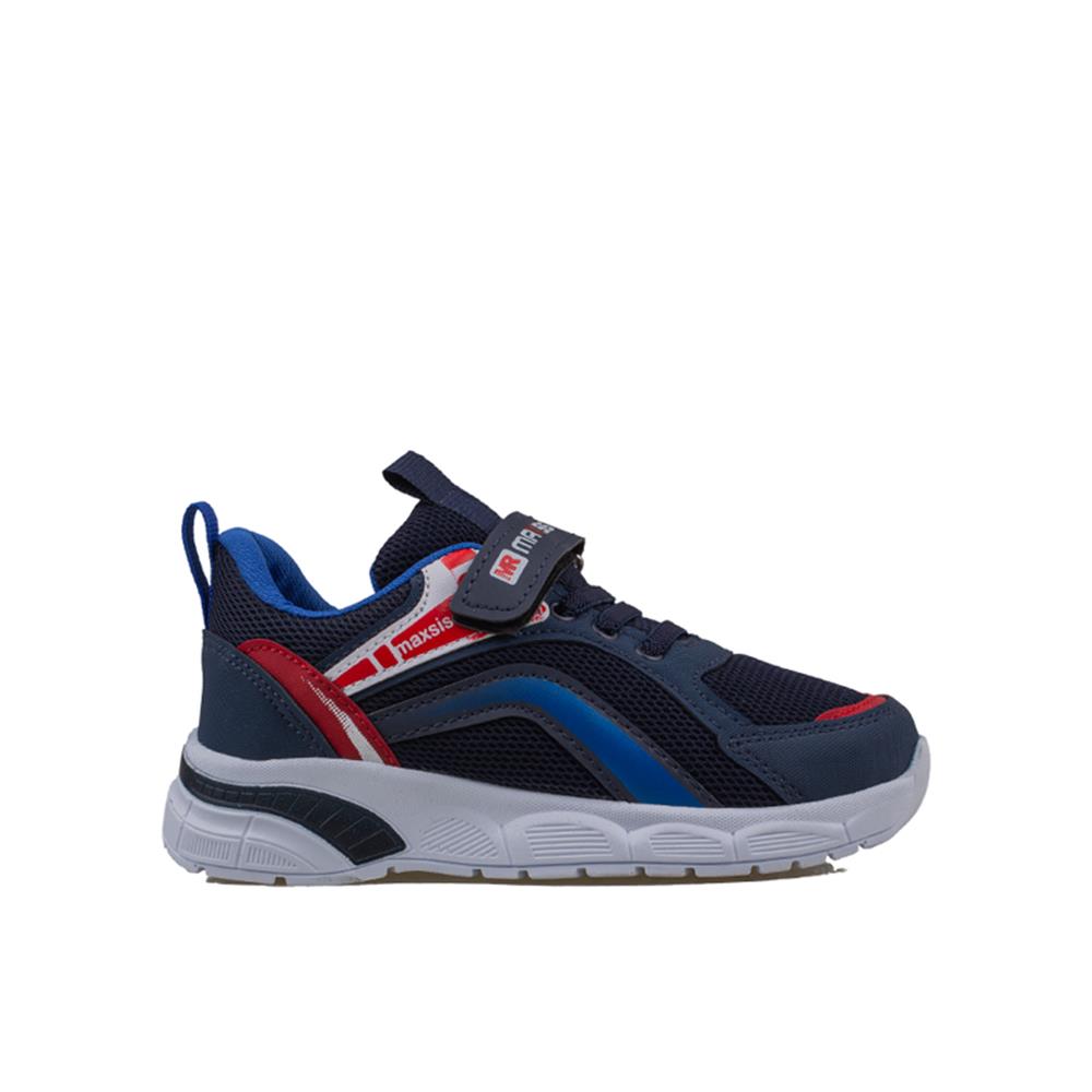 Trend Adımlar Saks Mavi  Cırt Cırtlı Unisex Çocuk Spor Ayakkabı