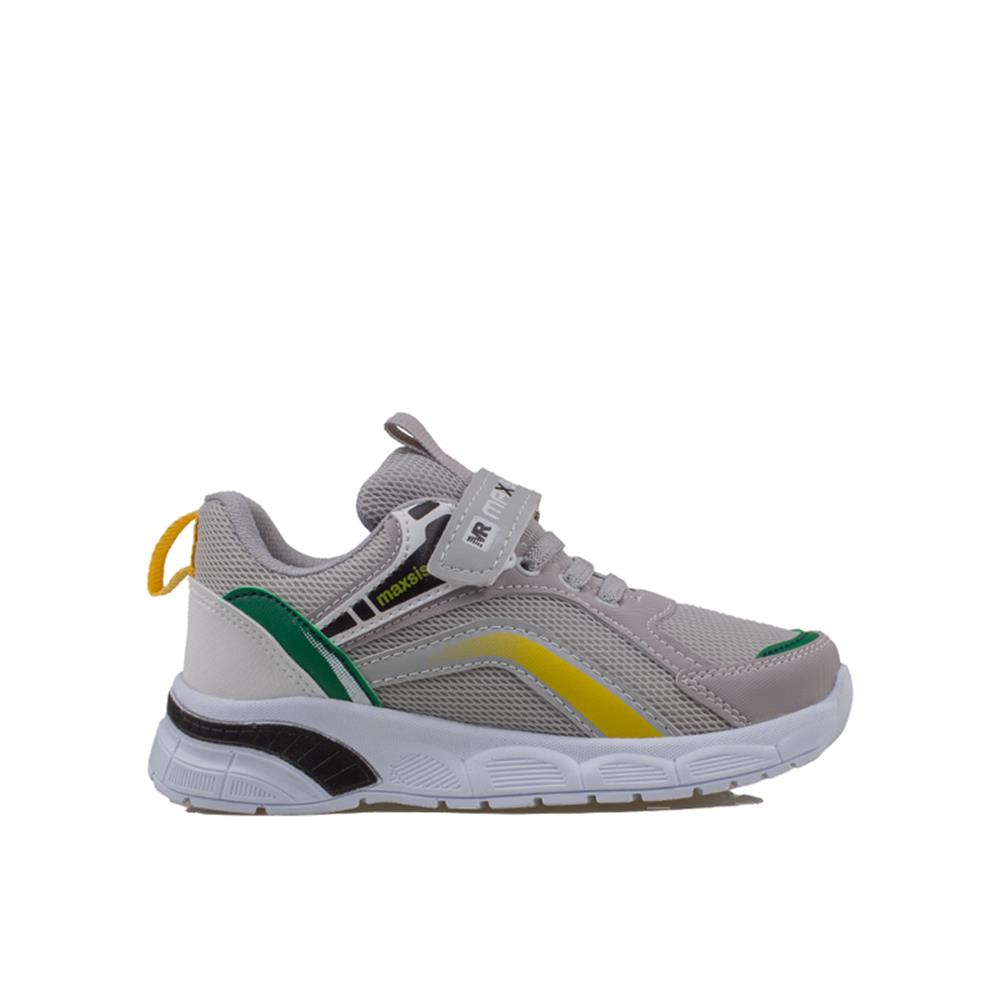 Trend Adımlar Sarı  Cırt Cırtlı Unisex Çocuk Spor Ayakkabı