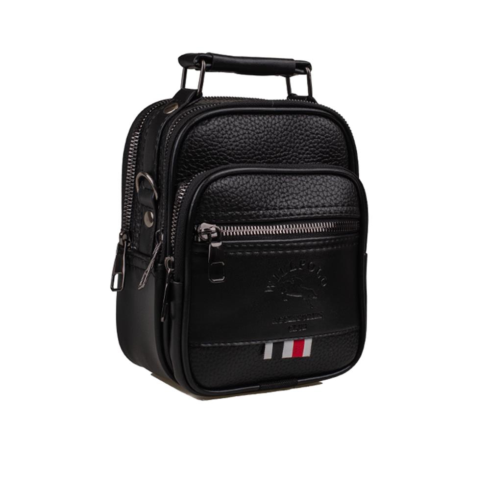 Trend Adımlar Siyah  Active Küçük Boy Spor Gündelik Erkek El Çantası