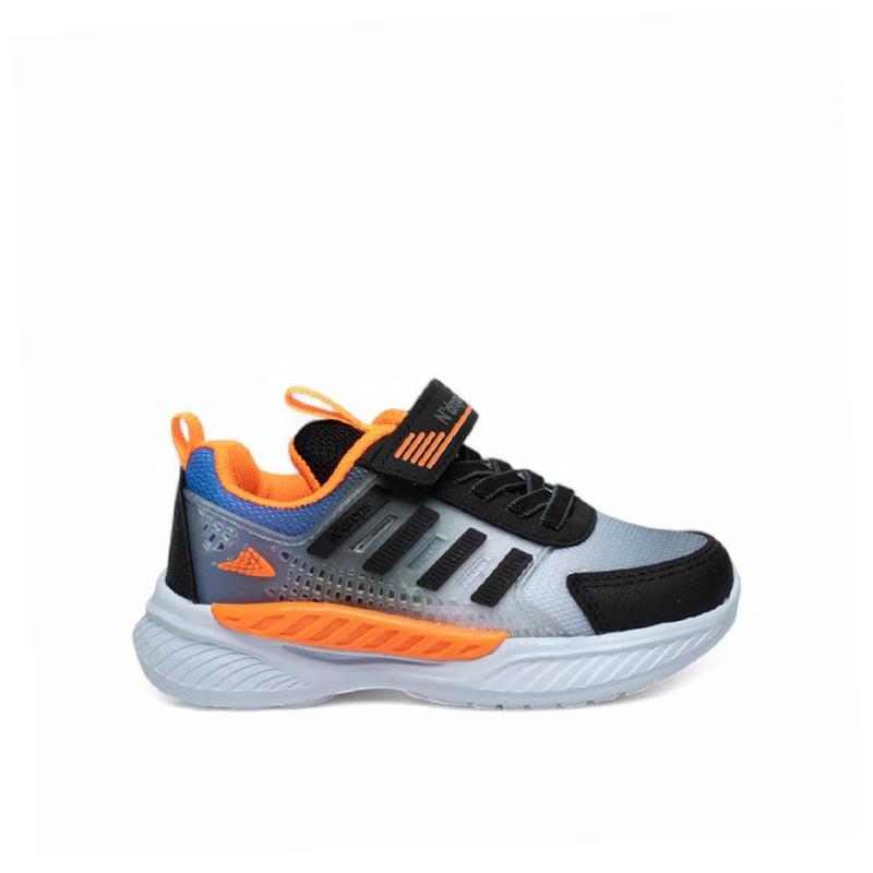 Trend Adımlar Turuncu  Unisex Cırtlı Hafif Patik Sneaker