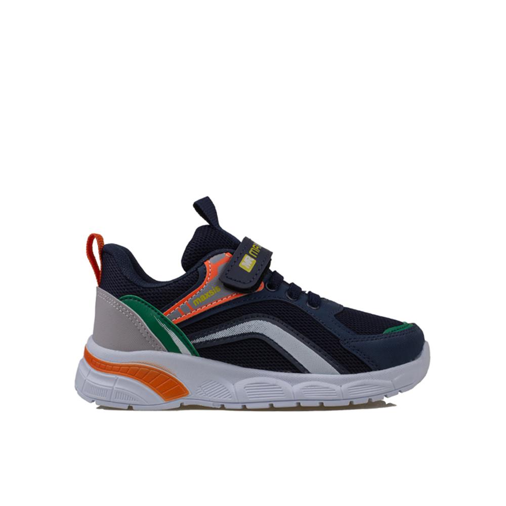 Trend Adımlar Yeşil  Cırt Cırtlı Unisex Çocuk Spor Ayakkabı