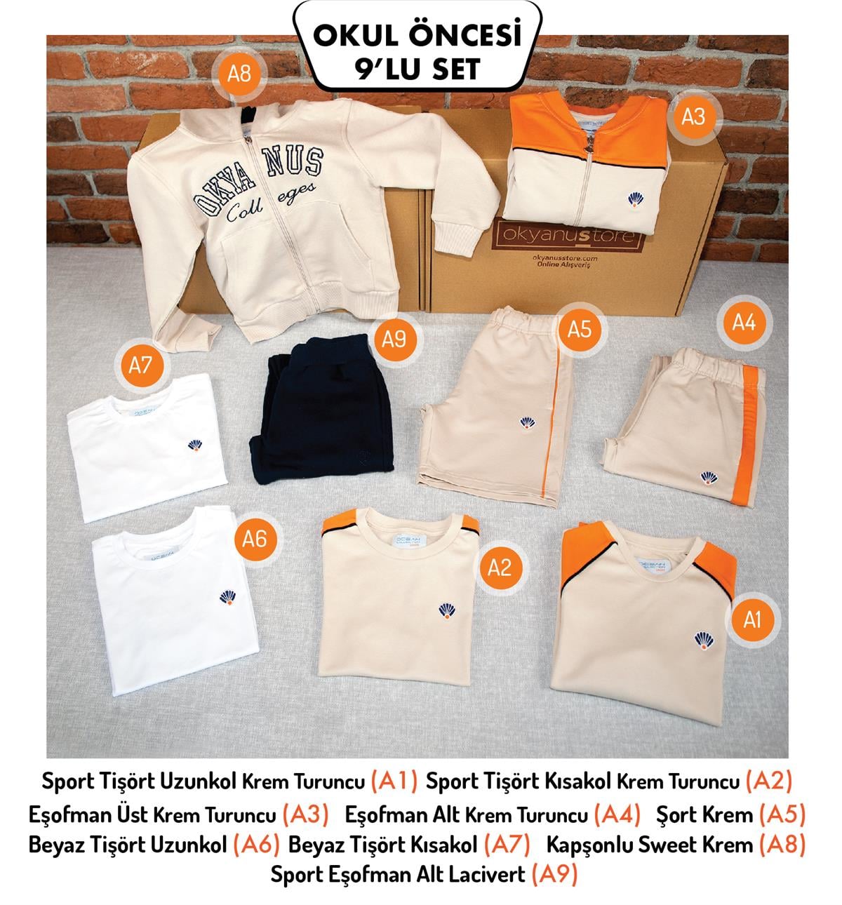 OKUL ÖNCESİ 9-LU SET