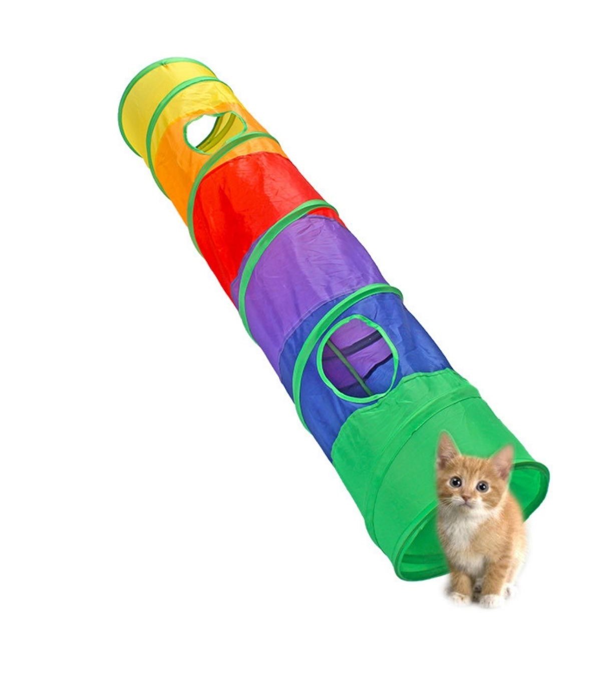  Kedi Oyun Tüneli Bushop Gökkuşağı