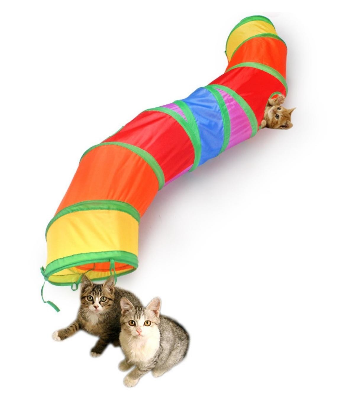  Kedi Oyun Tüneli Bushop Gökkuşağı