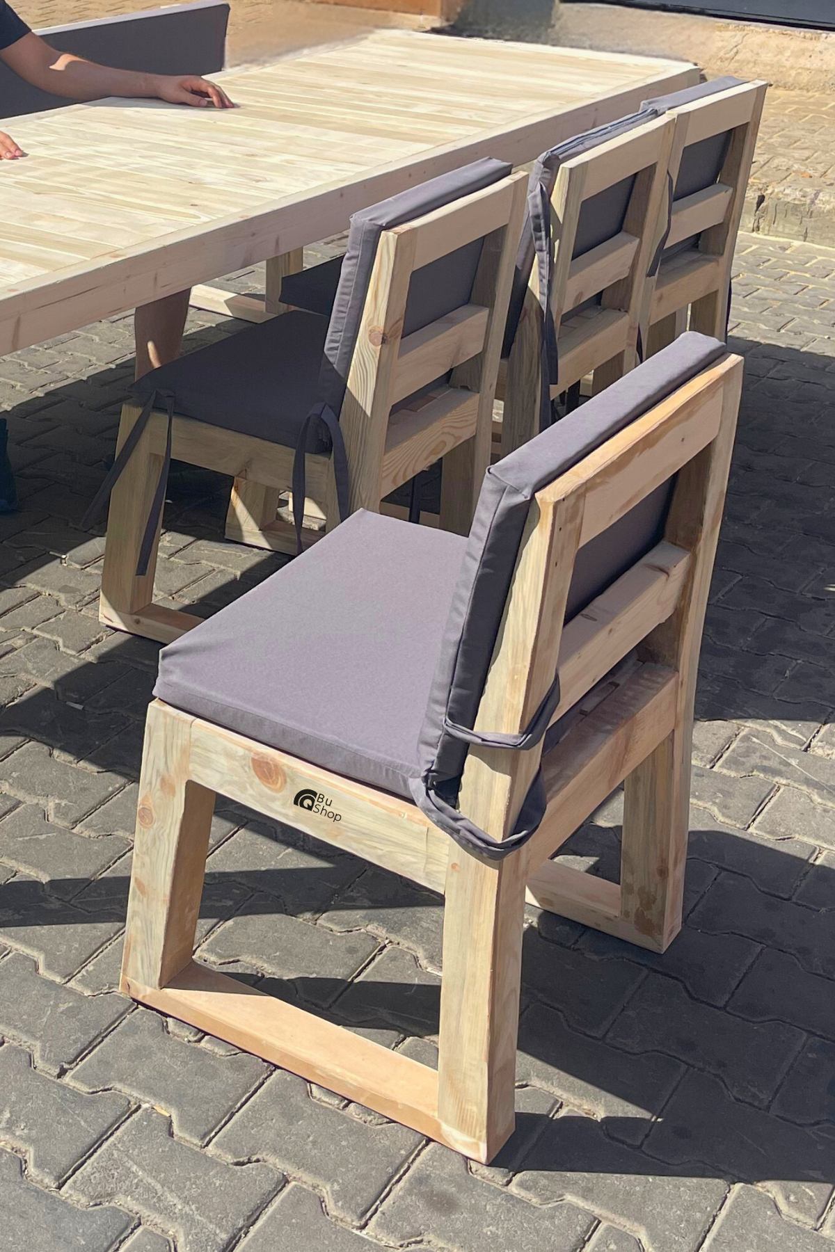 Sandalye balkon masa sandalye bahçe mobilyası Bushop Sandalye King Series Beyaz