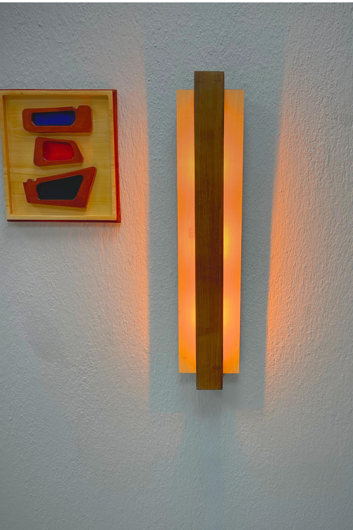 Ahşap aplik lamba 63cm LightWood Dekoratif ışık yansıtma Çok Amaçlı Zemin veya Duvar için Gdansk Serisi