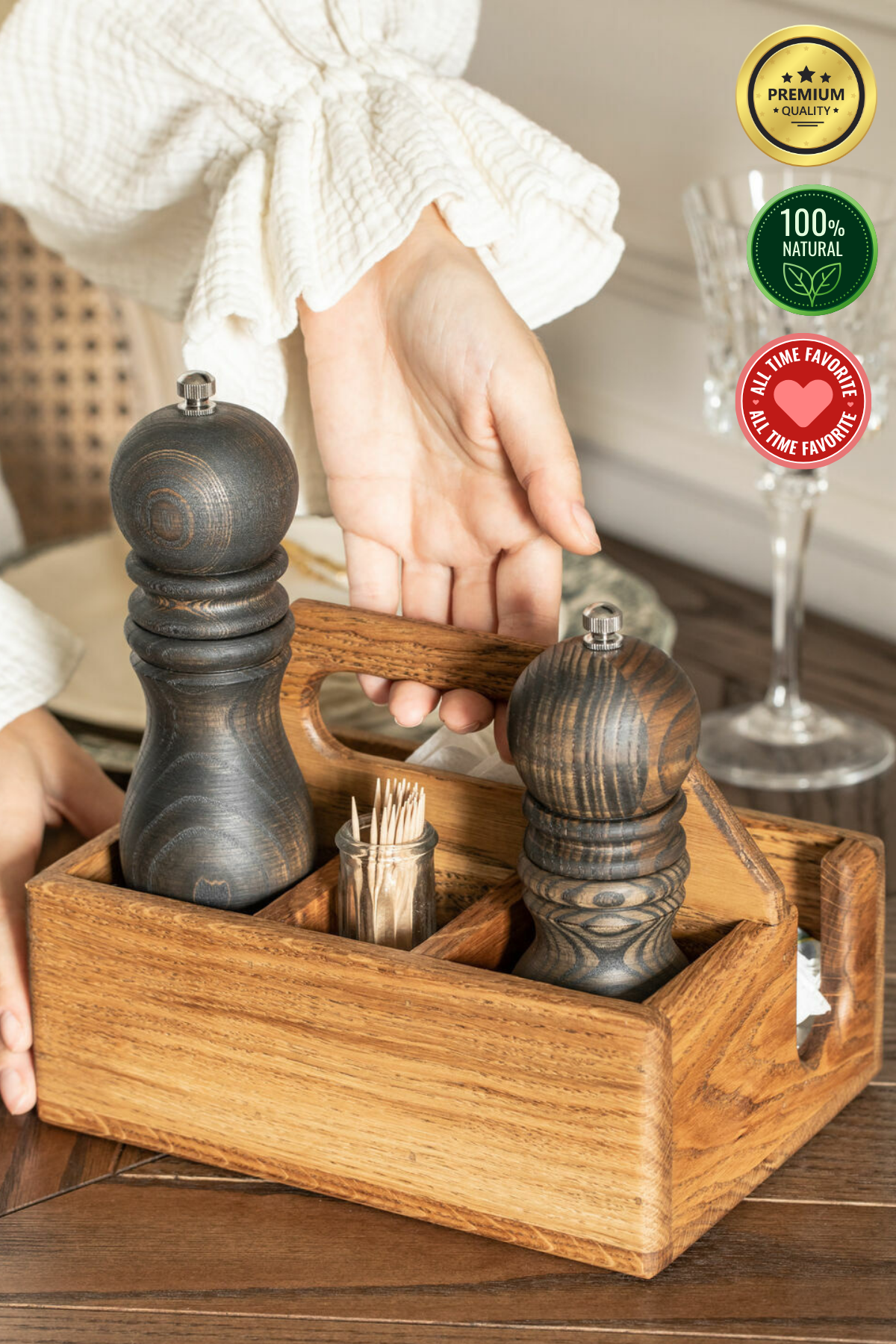 ahşap baharatlık ahşap baharatlık standı ahşap bahartlık takımları  ahşap standlı baharatlık takımı  restoran temalı 