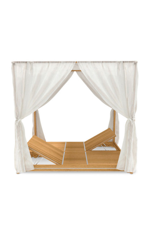 Ahşap Loca Çift kişilik Şezlong  Sicilya serisi loca 