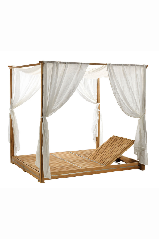 Ahşap Loca Çift kişilik Şezlong  Sicilya serisi loca 