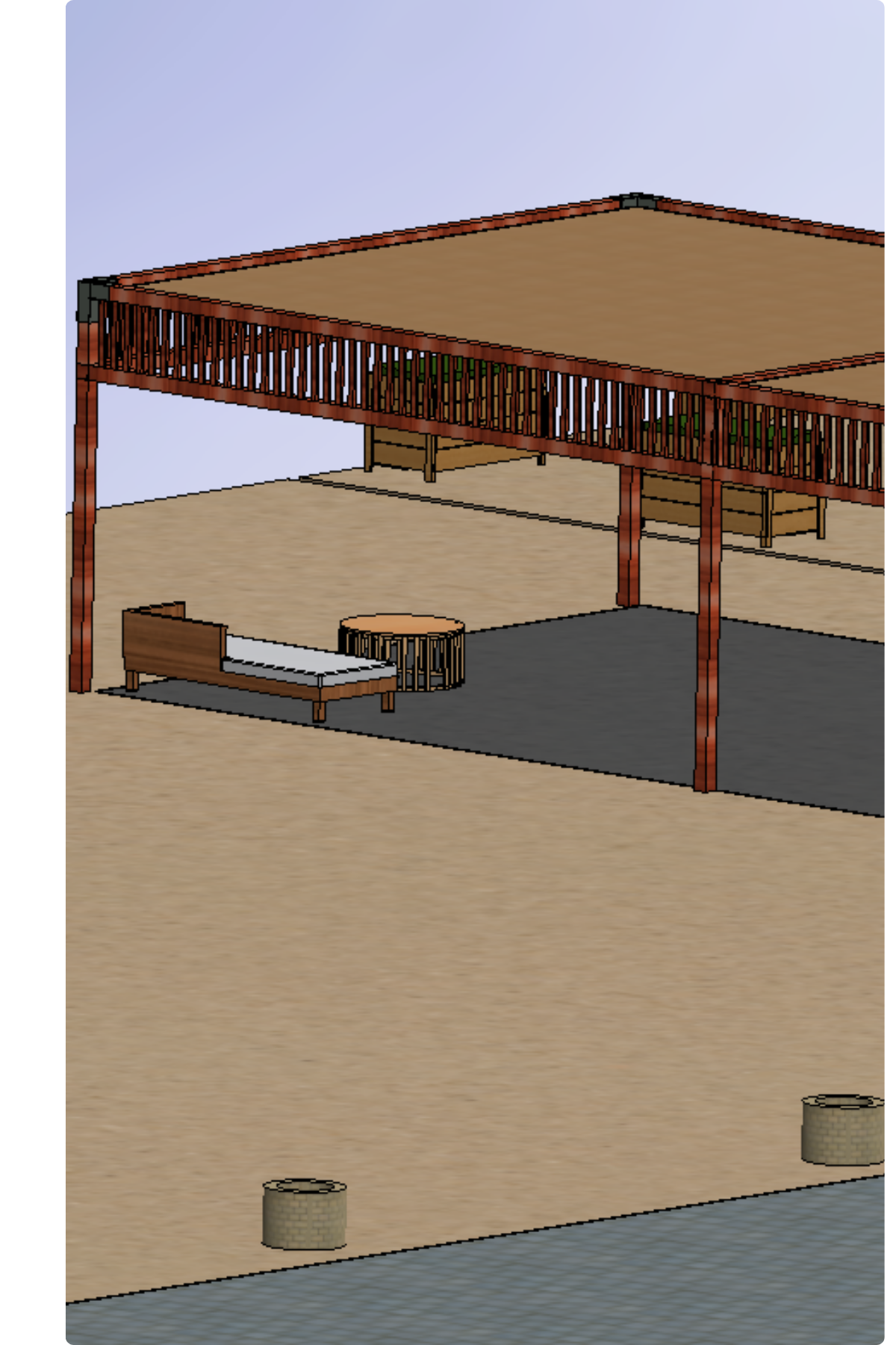 Ahşap Pergole - Bahçe pergole modelleri