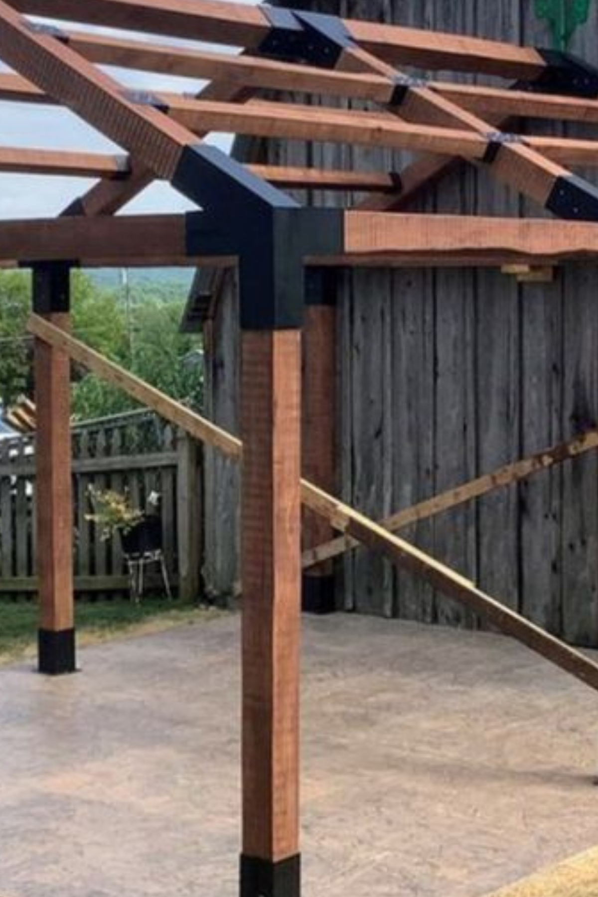 Ahşap Pergole - Bahçe pergole modelleri