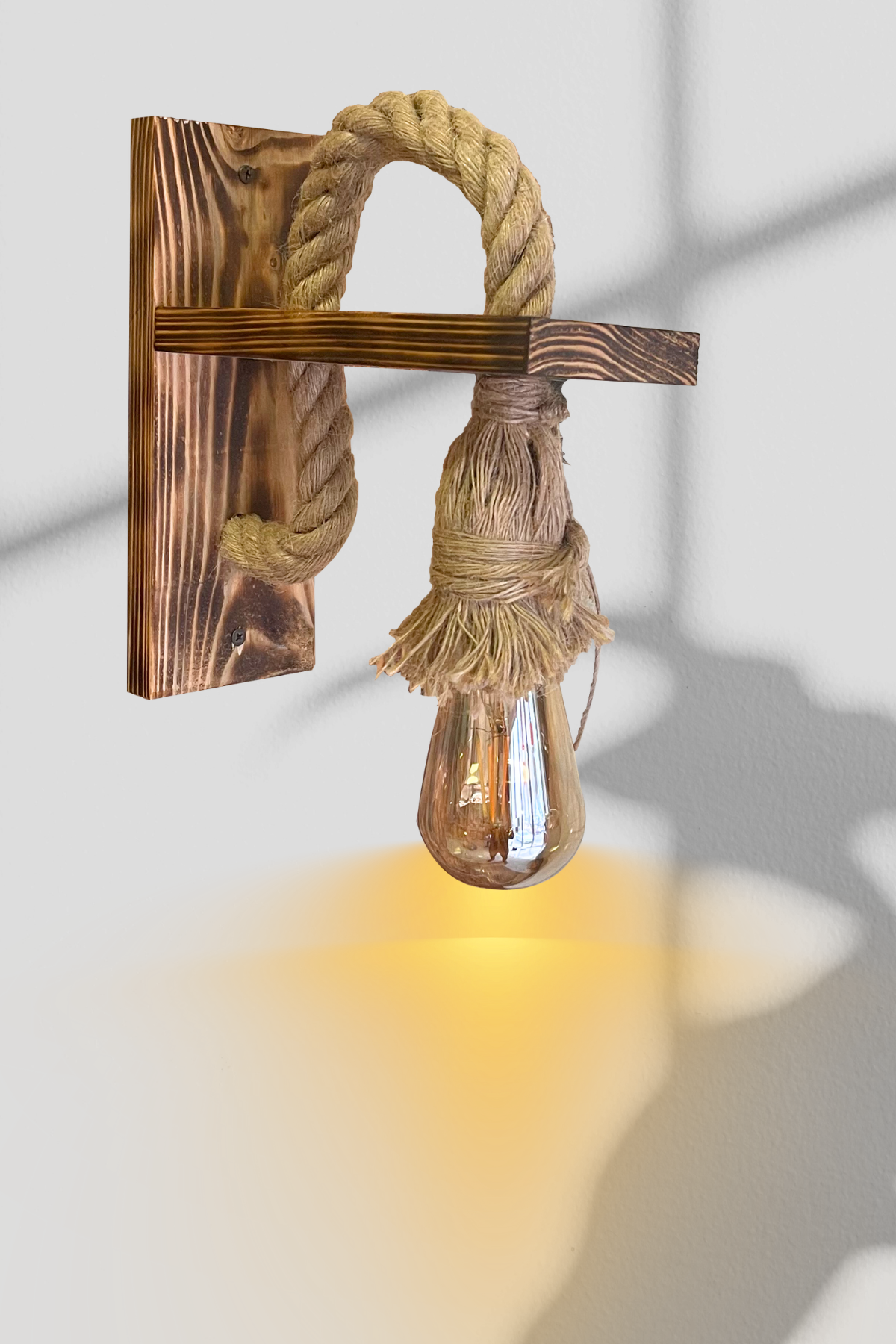 Aplik Ahşap Aplik Duvar Lambası Cafe Restorant Butik Otel Ahşap Aplik Duvar Lambası