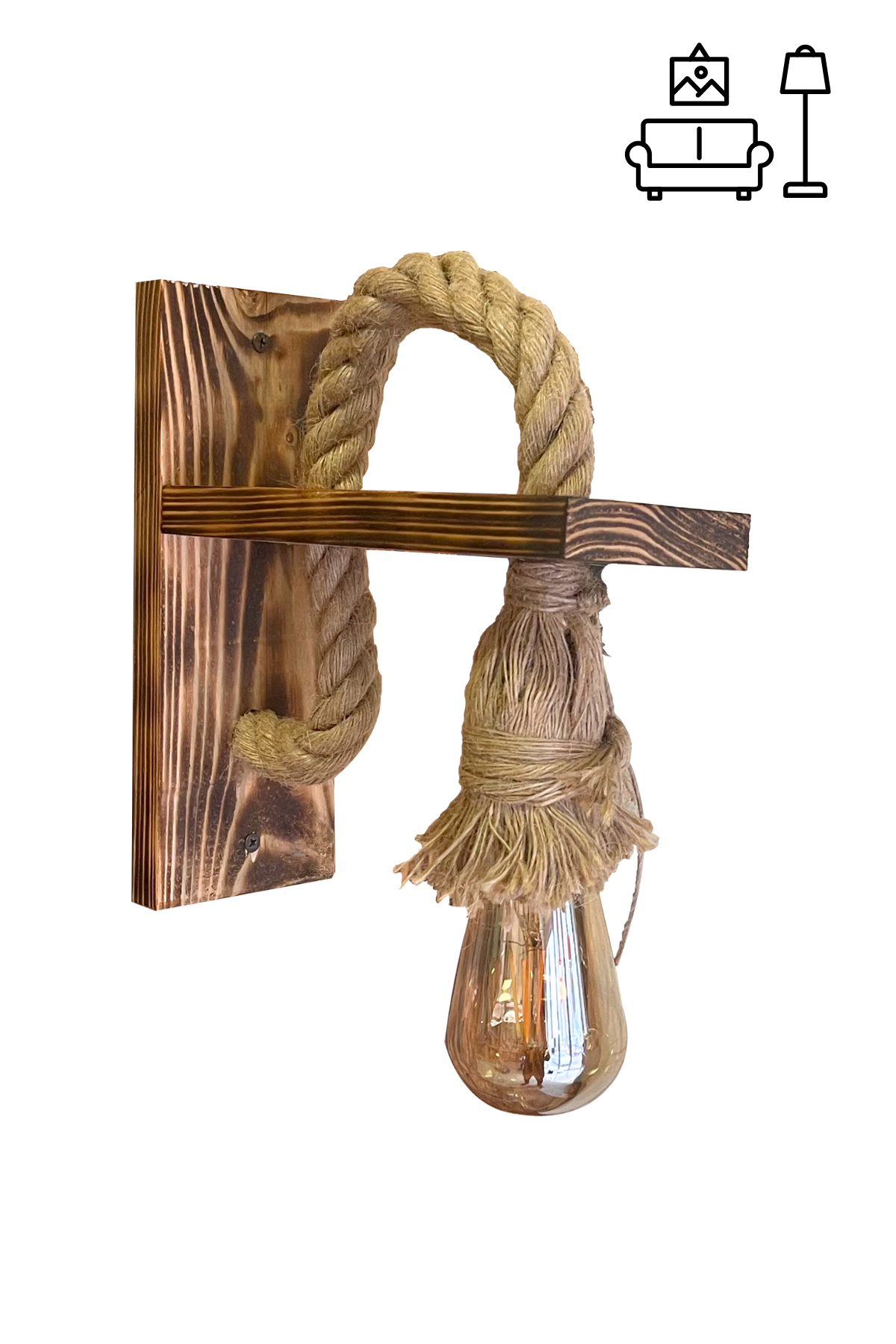 Aplik Ahşap Aplik Duvar Lambası Cafe Restorant Butik Otel Ahşap Aplik Duvar Lambası