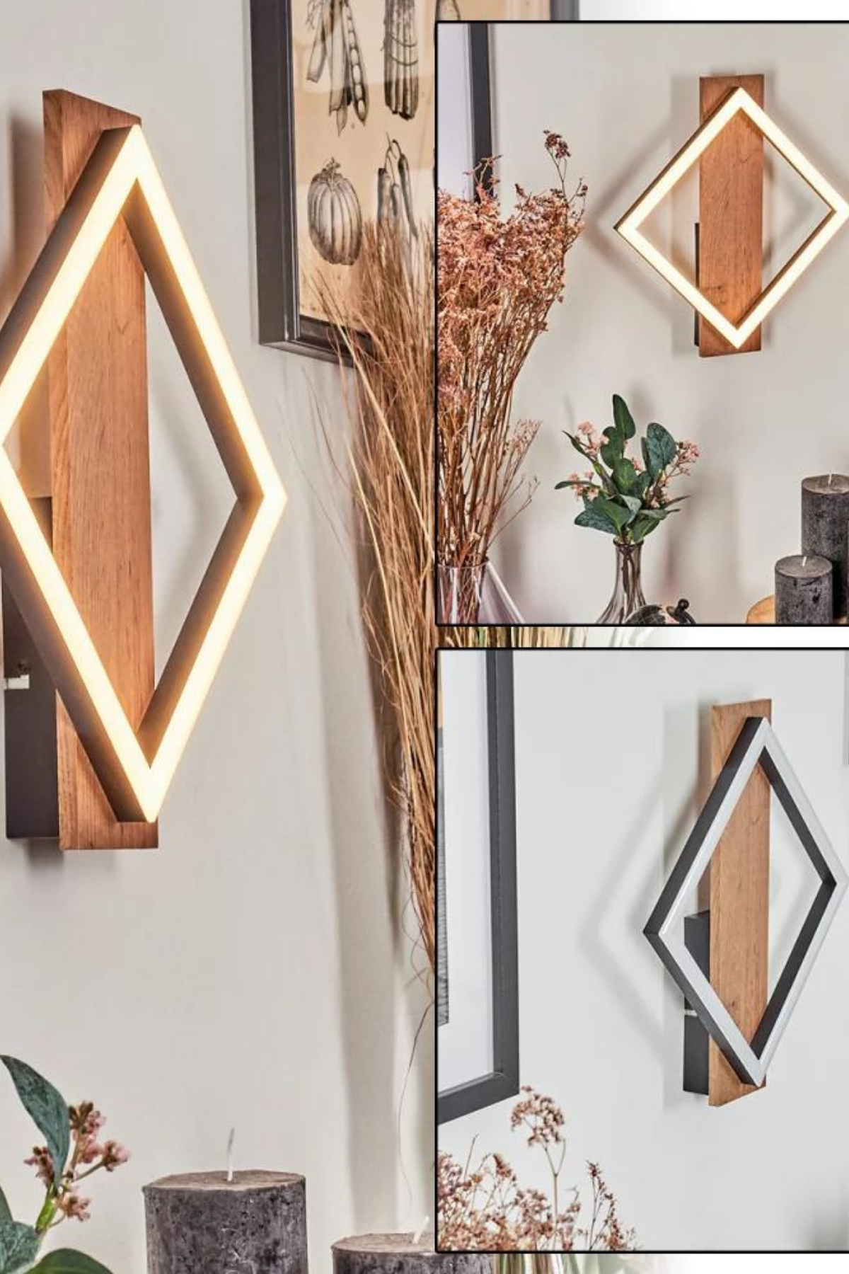 Aplik duvar lambası ledli aplik iç dizayn rustik bohem modeli BuShop trend