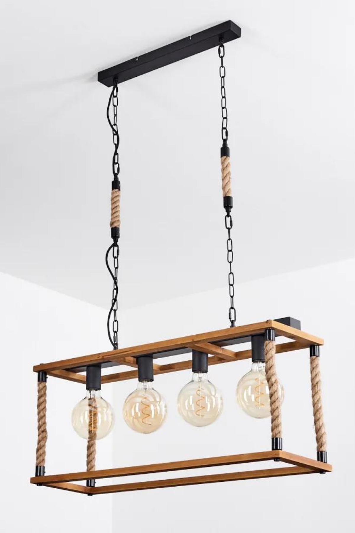 Avize ahşap bohem dizayn sarkıt avize trend bohem serisi 