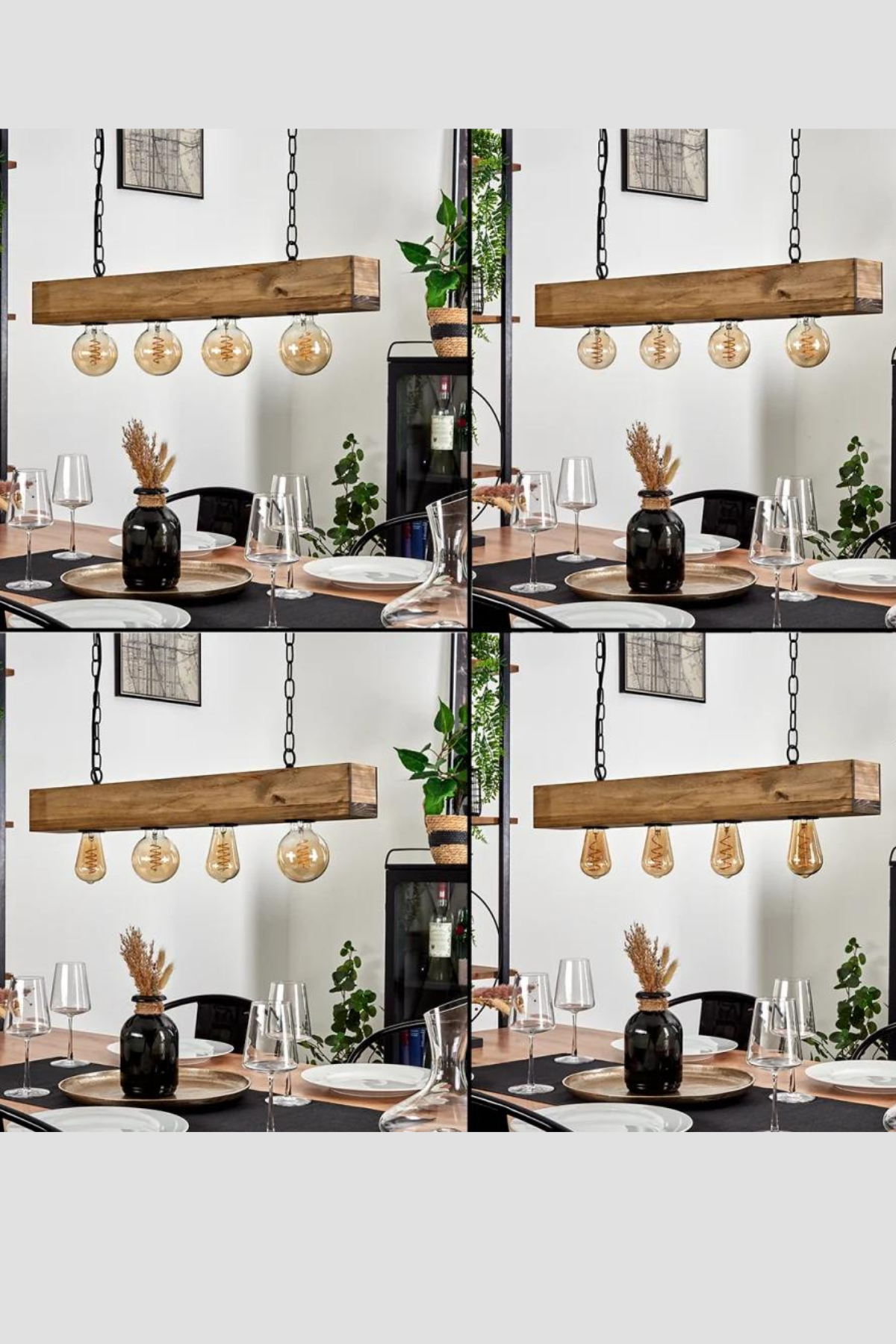 Avize ahşap sarkıt avize bohem dekorasyon iç dizyan bohem serisi 