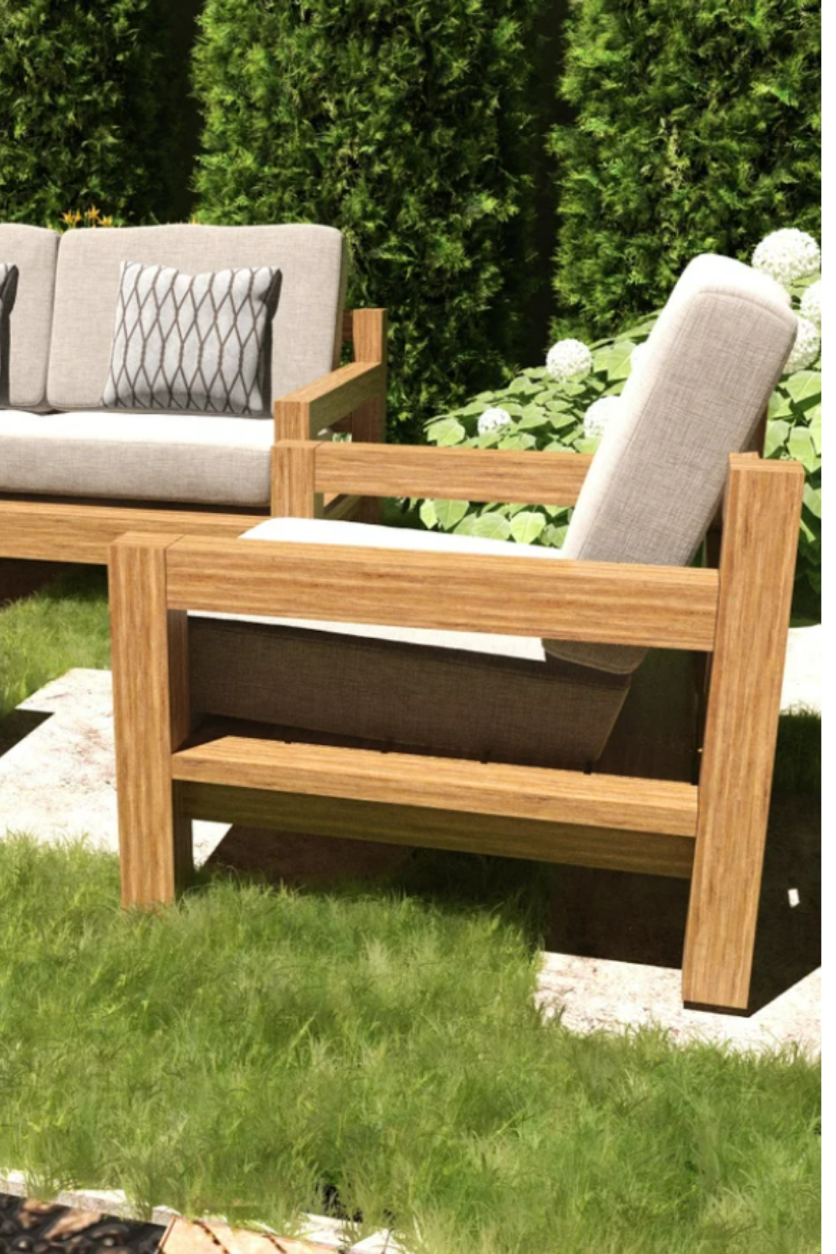 Ahşap Bahçe Oturma Grubu Bahçe & Balkon takımı Arden