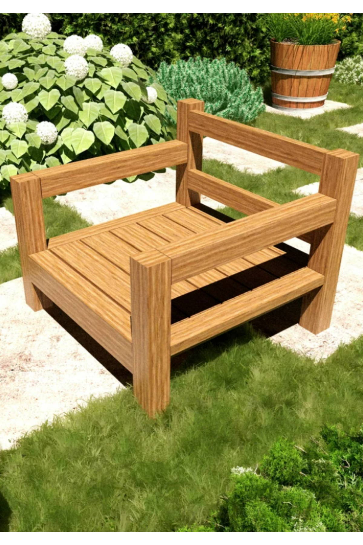 Ahşap Bahçe Oturma Grubu Bahçe & Balkon takımı Arden