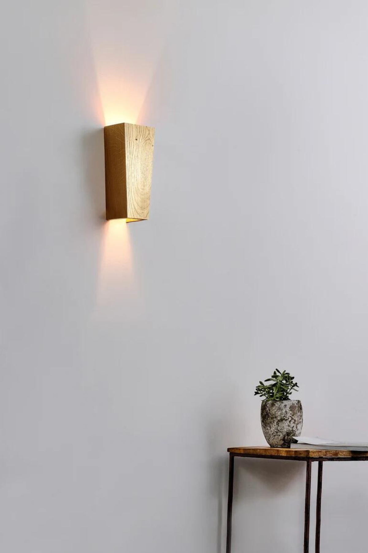 Duvar lambası Aplik Duvar aplikleri Led aplik Rustik duvar aplik Dekoratif duvar aydınlatması Gece lambası BuShop Alaçatı Kayın