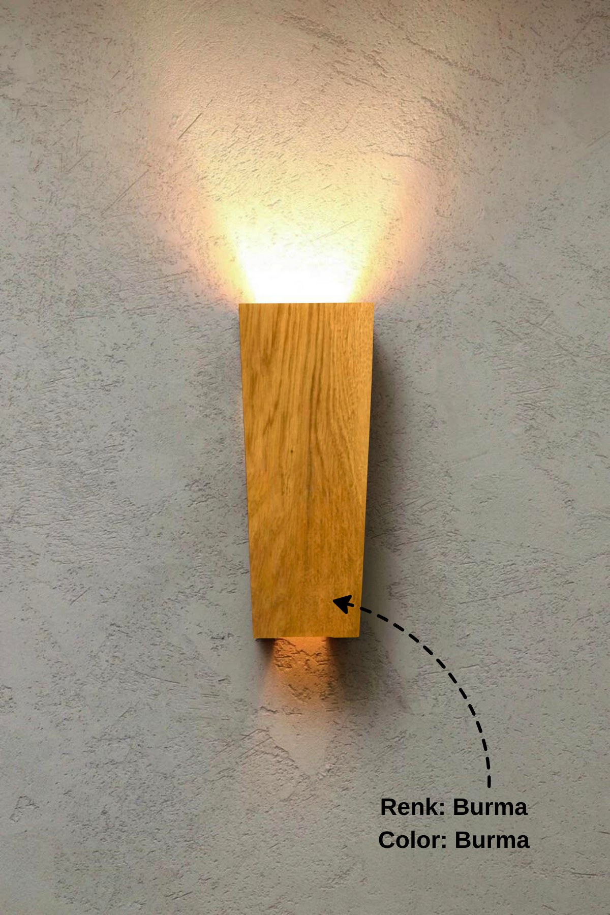 Duvar lambası Aplik Duvar aplikleri Led aplik Rustik duvar aplik Dekoratif duvar aydınlatması Gece lambası BuShop Alaçatı Burma