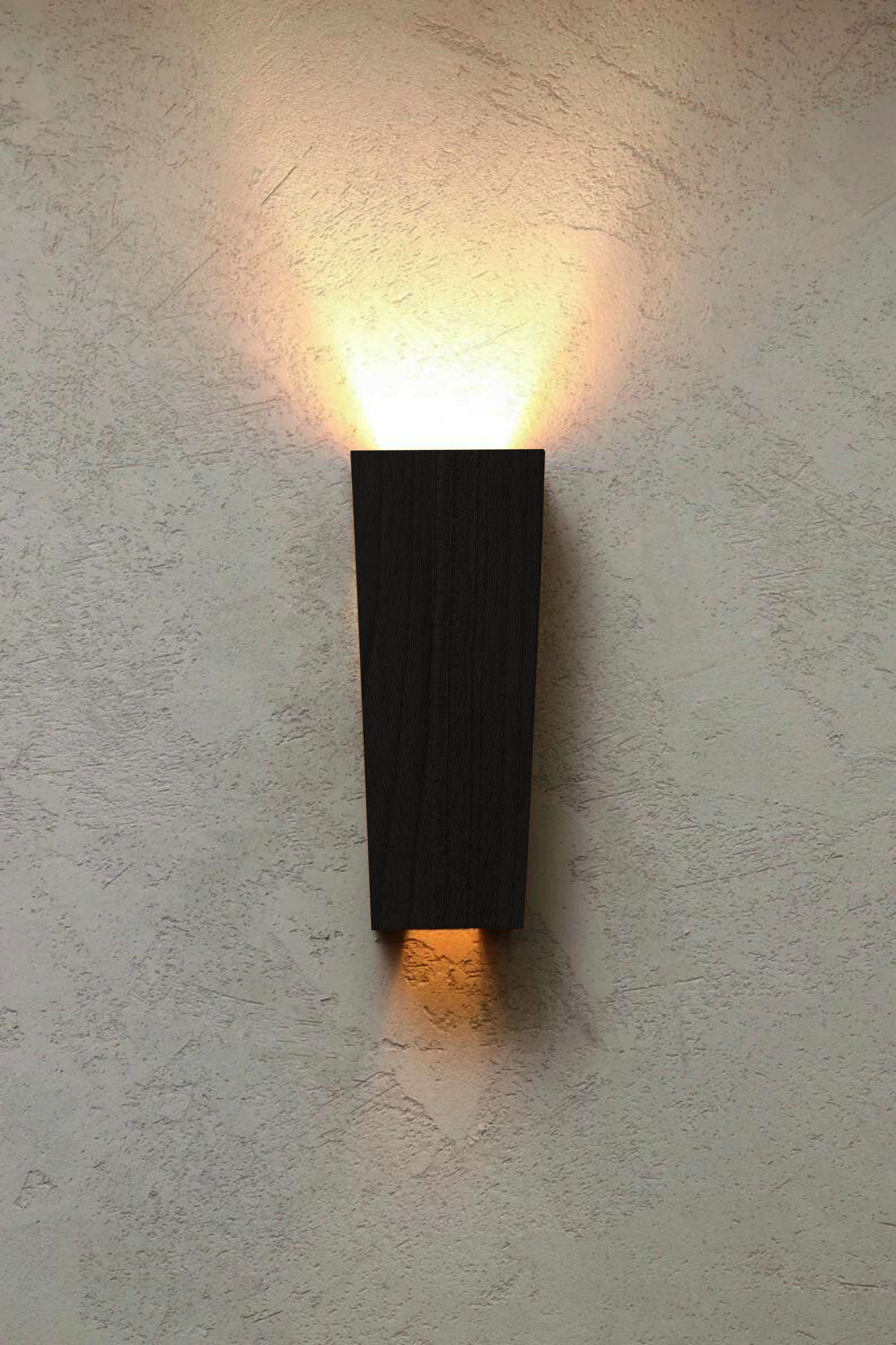 Duvar lambası Aplik Duvar aplikleri Led aplik Rustik duvar aplik Dekoratif duvar aydınlatması Gece lambası BuShop Alaçatı Siyah