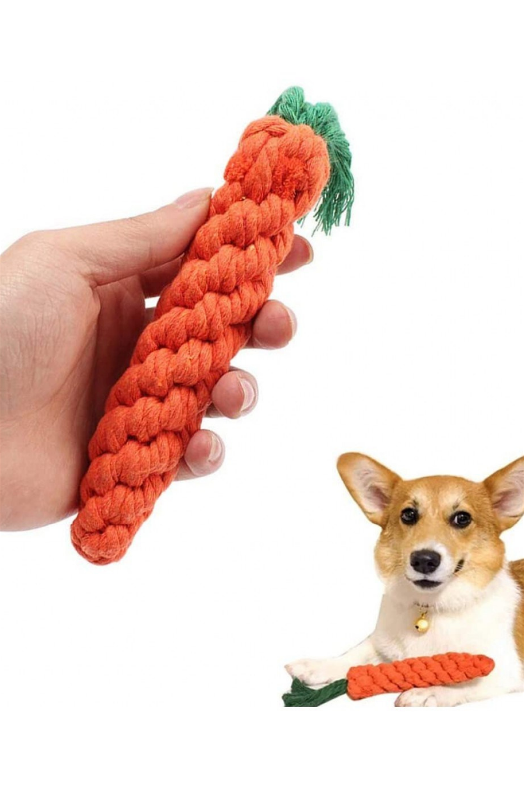 Köpek Diş İpi Halatı ve Şampuan Hazneli Kedi Ve Köpek Evcil Hayvan Yıkama Fırçası, 2 li İthal Set