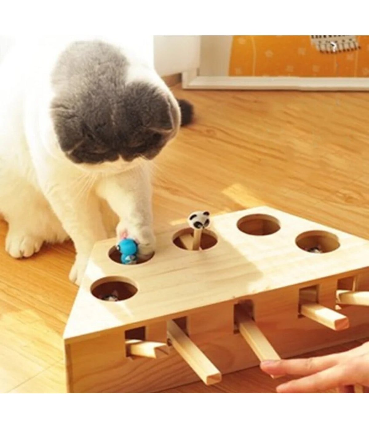 Interaktif kedi oyuncak fare avı yakalama oyunu Yavru köpek bulmaca oyunu BuShop eğlenceli oyun kiti