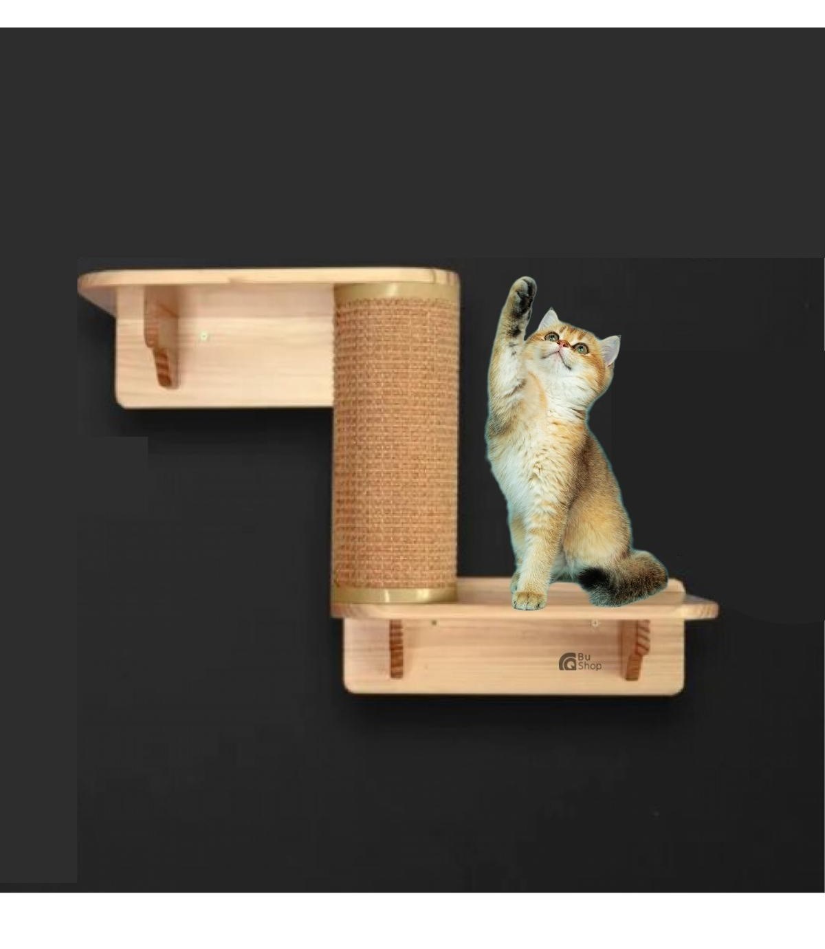 Kedi Ev için Tırmanma Ağacı BuShop Duvara Monte Pet Mobilya Tırmanma Merdiveni Enerji Atma Ve Oyun 