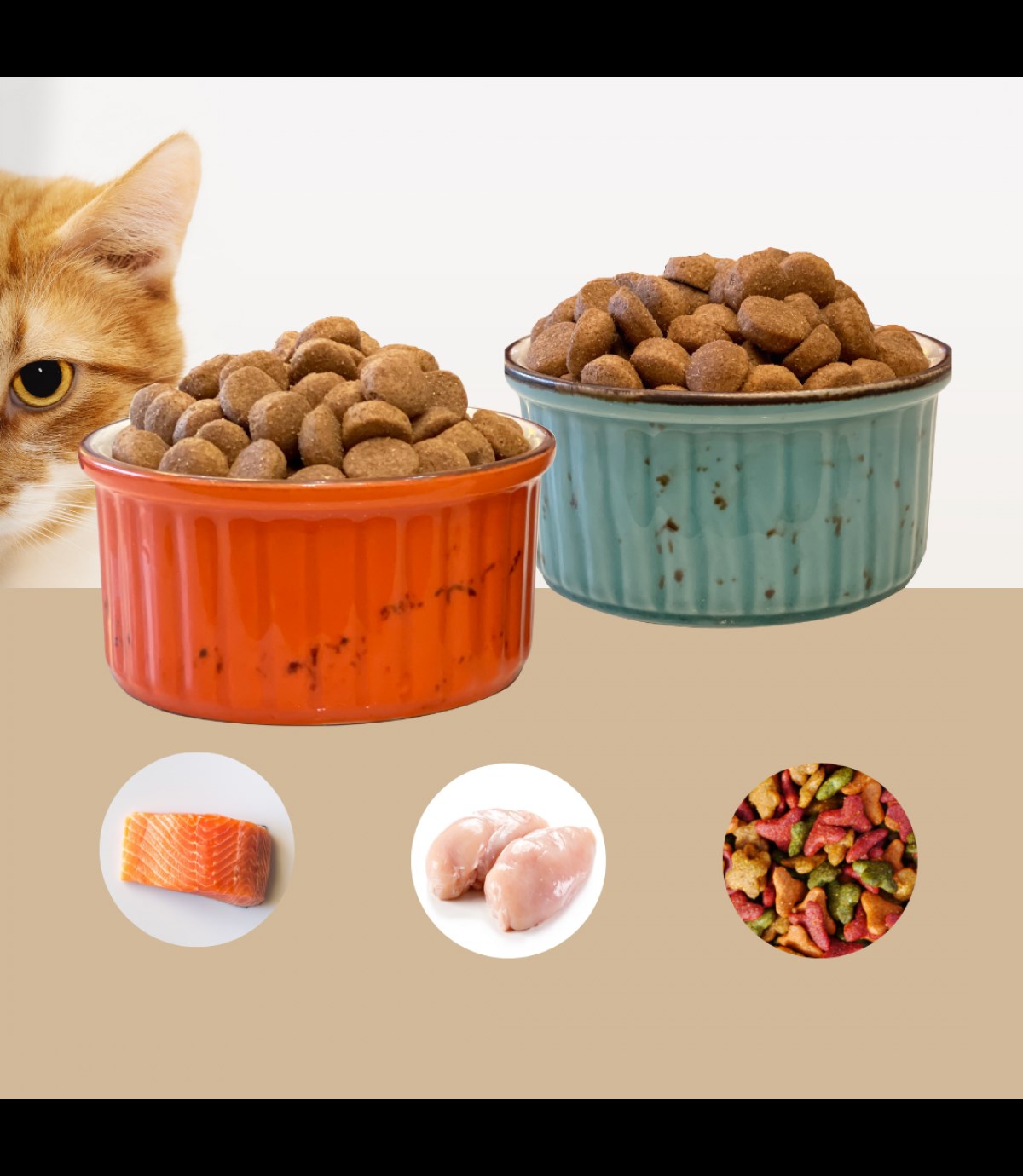 Kedi köpek mama kasesi 2 Parça Yüksek Kalite 10cm Porselen Ateş Böceği ve Mavi Kelebek Seri 