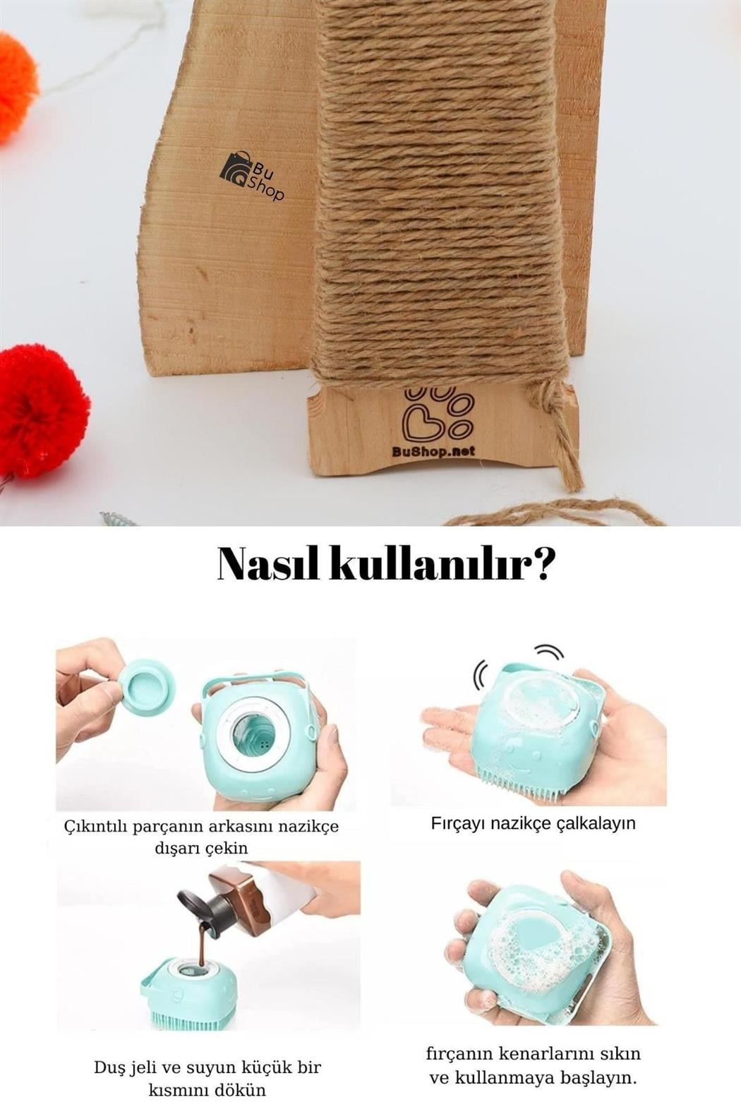 Kedi oyuncağı, kedi tırmalama,kedi tırmalama tahtası, kedi yıkama aparatı, köpek yıkama aparatı ,kedi fırçası, hazneli yıkama fırça aparatı 2 li ithal set