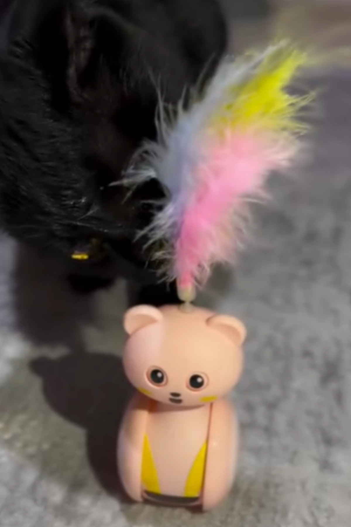 kedi oyuncak ,kedi zeka oyuncağı ,enerji atma oyuncağı, yürüyen kedi oyuncak, yakalama topu ,pembe, otomatik