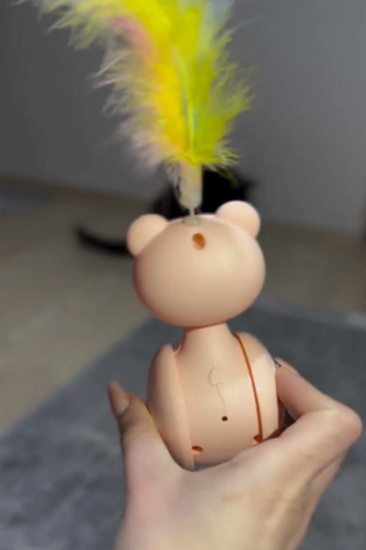 kedi oyuncak ,kedi zeka oyuncağı ,enerji atma oyuncağı, yürüyen kedi oyuncak, yakalama topu ,pembe, otomatik