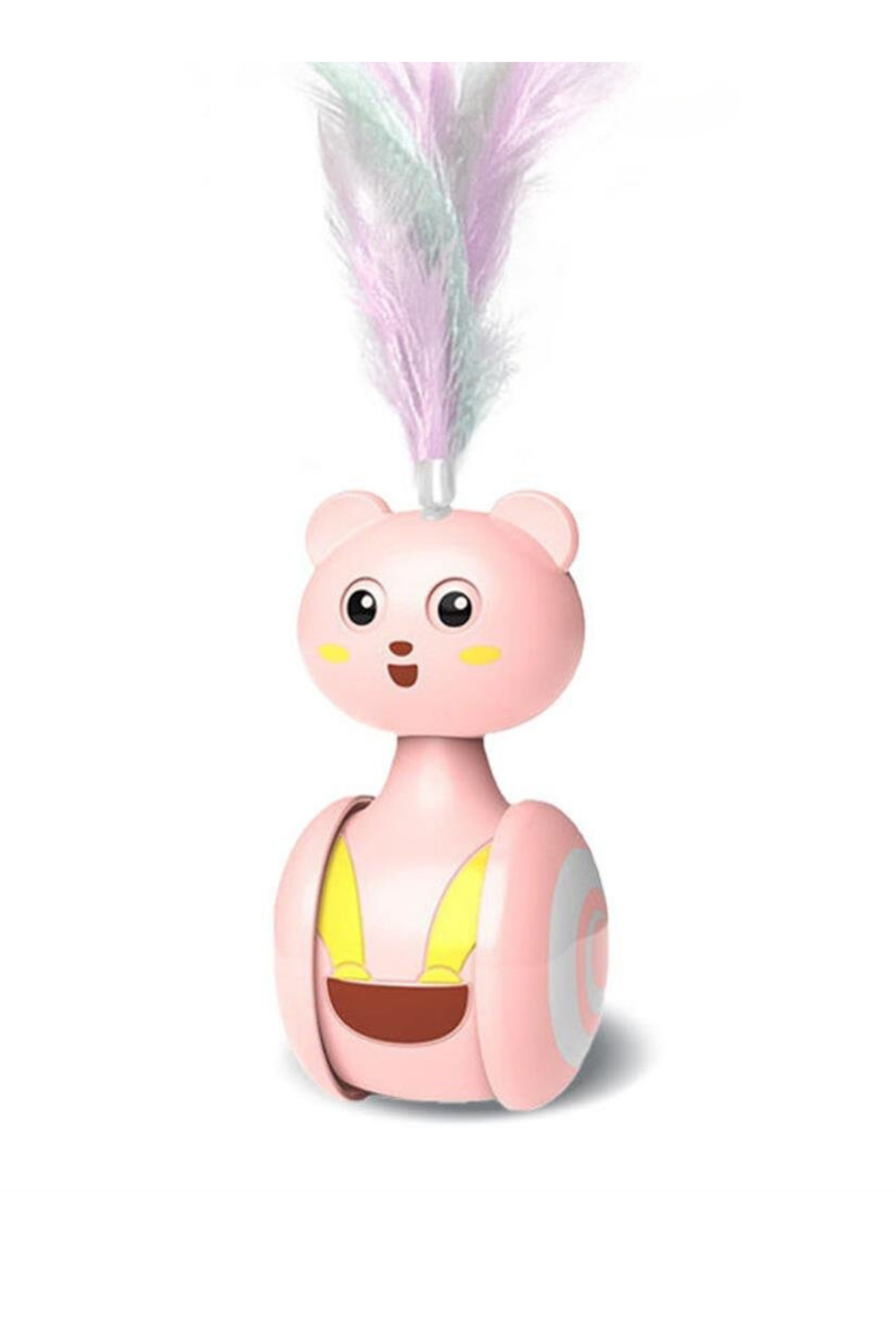 kedi oyuncak ,kedi zeka oyuncağı ,enerji atma oyuncağı, yürüyen kedi oyuncak, yakalama topu ,pembe, otomatik