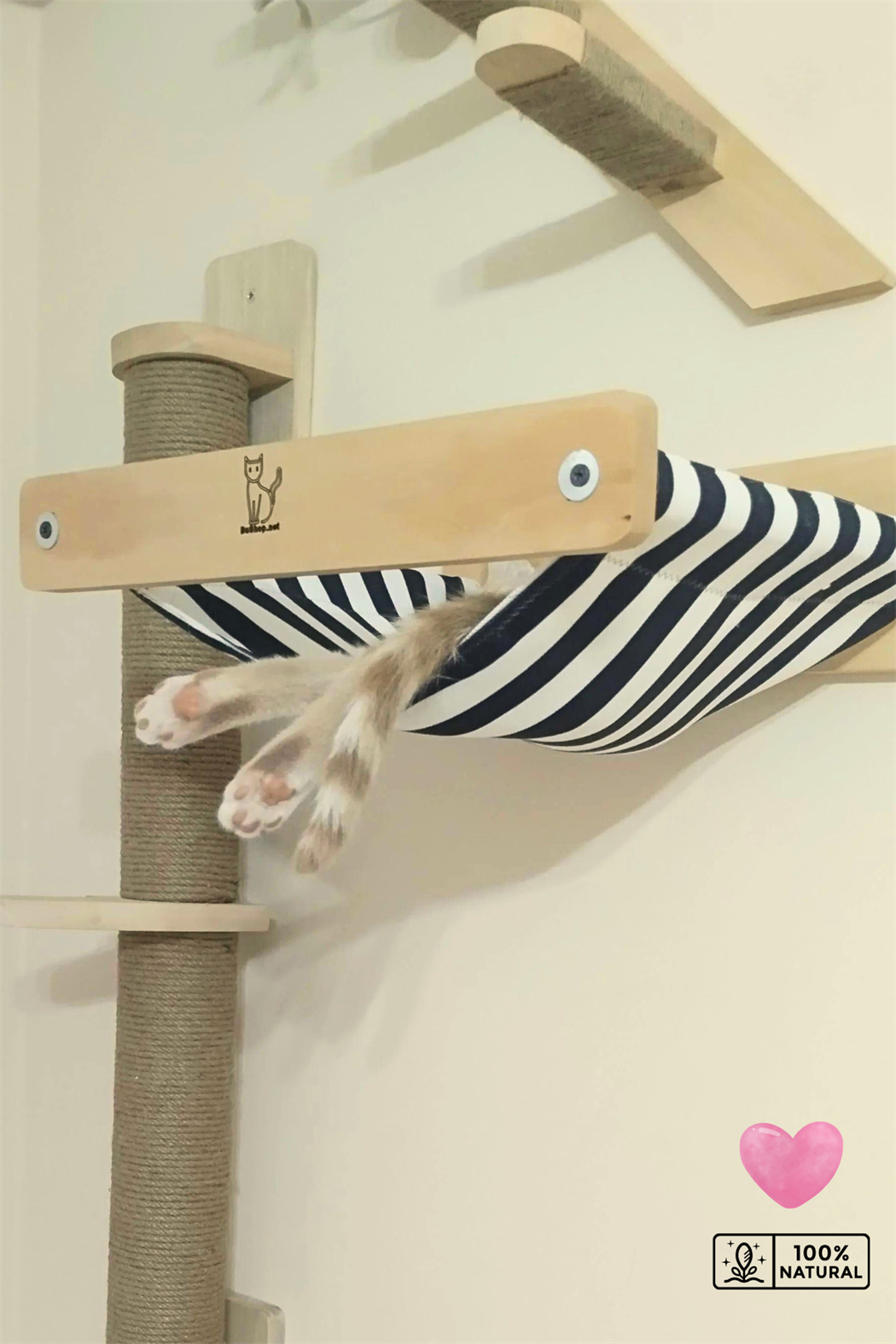 Kedi parkuru, Kedi evi, Kedi yatağı, Kedi Duvar Evi, Kedi Duvar Rafı, Muhteşem 5 parça sol kedi parkuru set