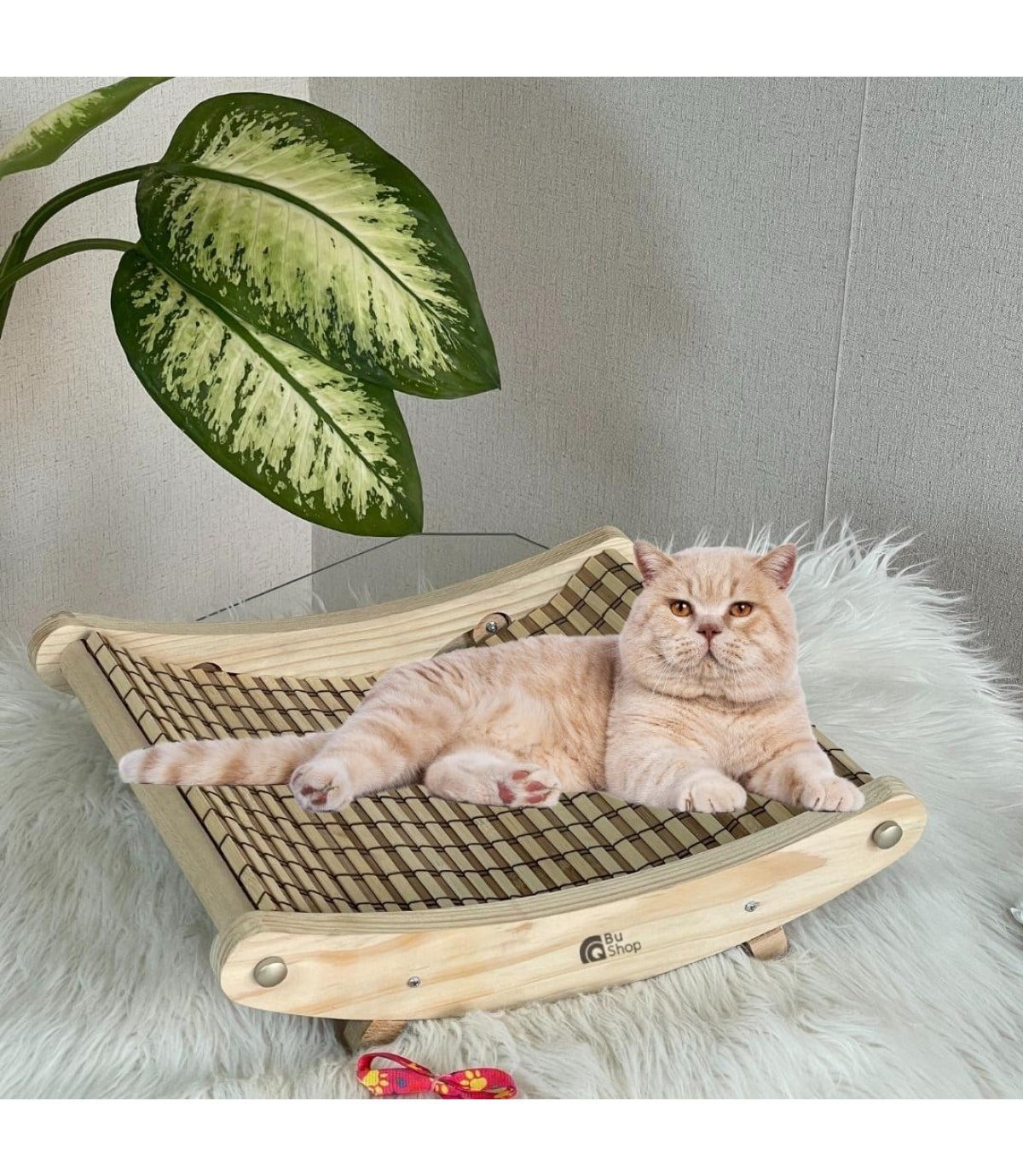 Kedi Şezlong  Hamak Koltuğu  BuShop Kedi Köpek Sandalye  Kaymaz Zemin  Yüksek Kalite v1