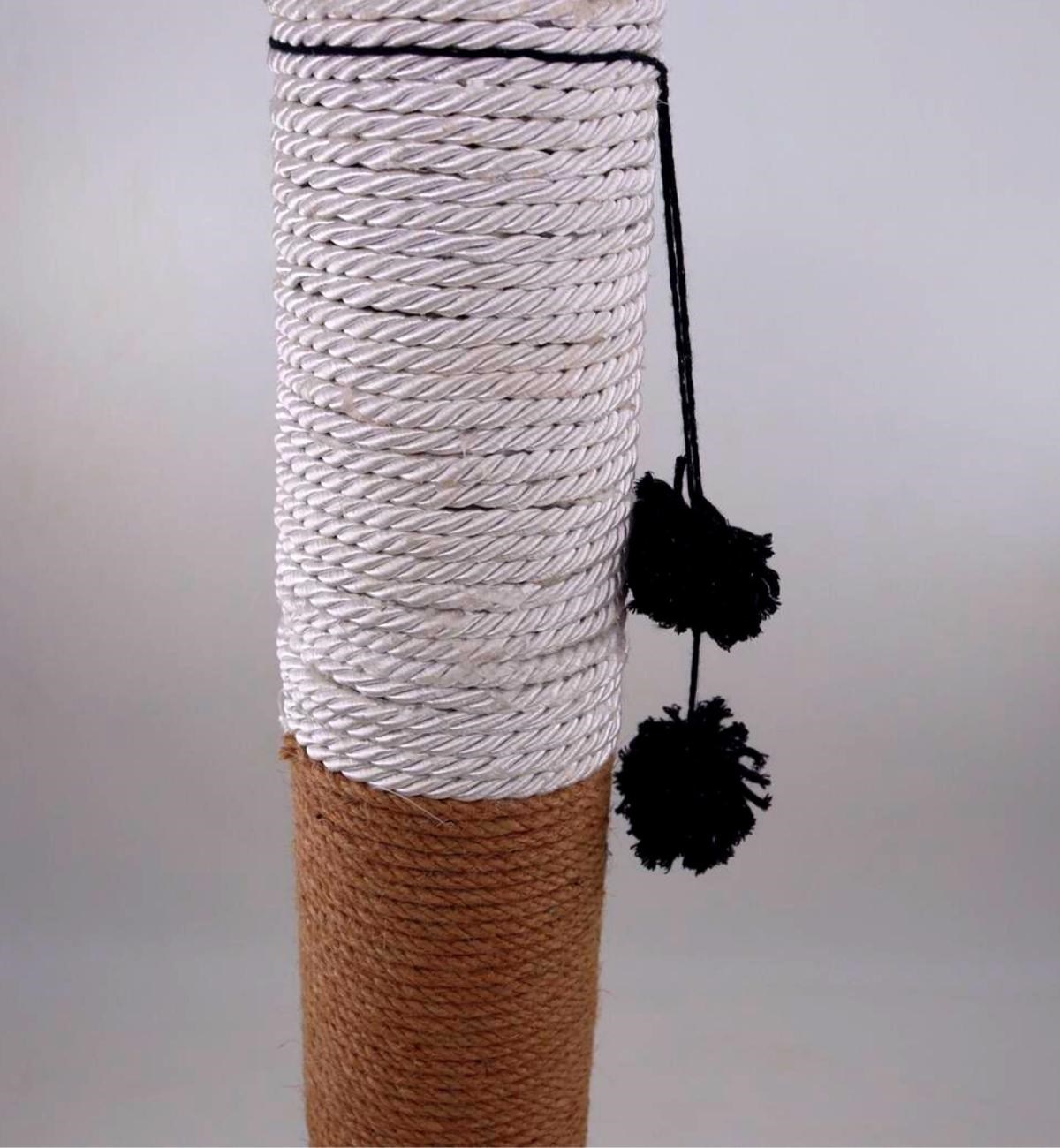 Kedi tırmalama tahtası Kedi tırmanma tahtası 55cm, Doğal Ahşap, Premium Kalite 3 Egzotik Renk
